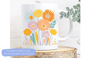 Boho Flower Clipart Abstract, a Decorative Illustration by Nicole Branger Art (Thumbnail 13 of 19)