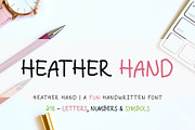 Heather - A Quirky Handwritten Font, a Handwritten Font by NordicStyleSE (Thumbnail 1 of 5)