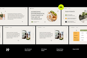 Eco Friendly Pitch Deck Google Slide, a Presentation Template by Neermana