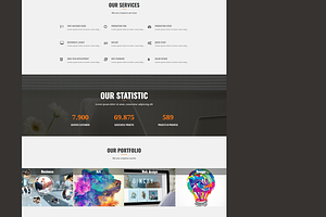 BizOne - Joomla One Page Template