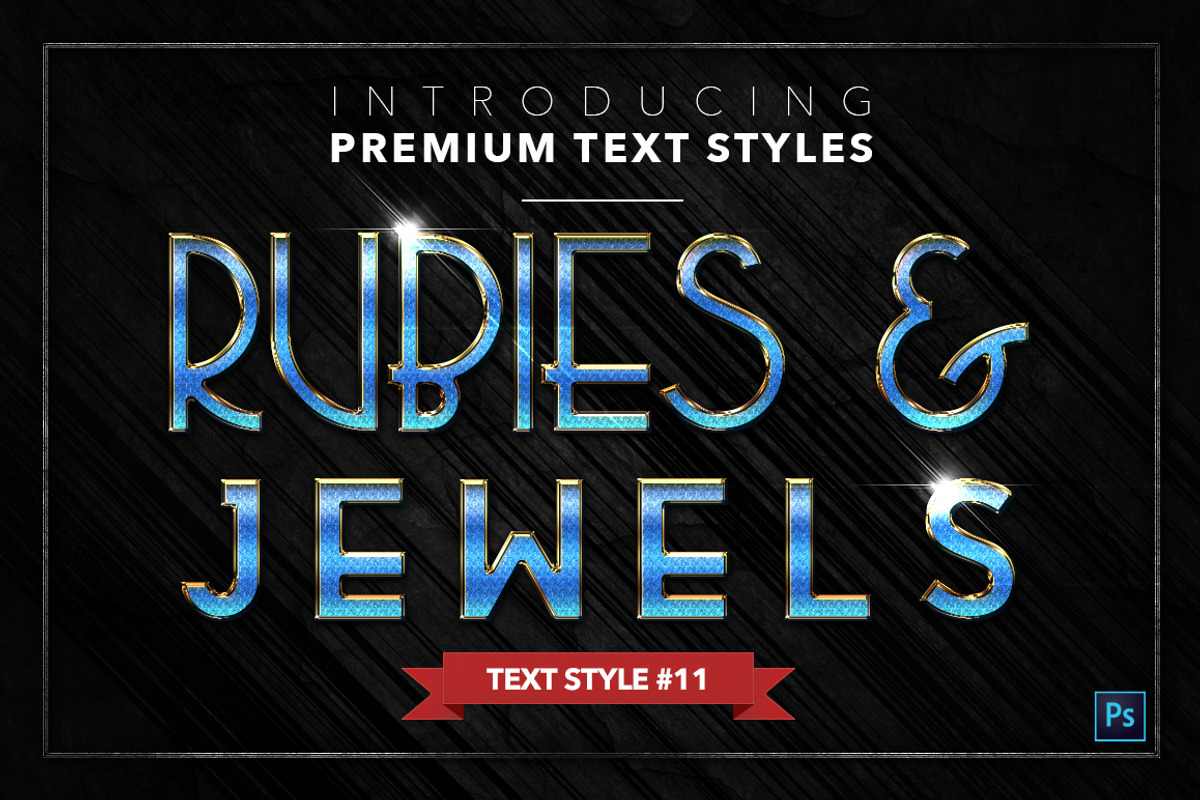 Rubies & Jewels #2 - 15 Text Styles, a Layer Style Add-On by Jonas Stensgaard (Photo 12 of 18)