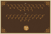 American Whiskey, a Serif Font by Burntilldead (Thumbnail 7 of 7)