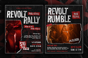 Rebellion - Music Flyer Templates, a Flyer Template by Inviline.co (Thumbnail 2 of 7)
