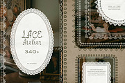 Lace Atelier | Vector Lace Frames, an Object Graphic by AnMark (Thumbnail 1 of 15)