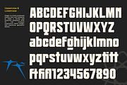 Olegar - Bold Condensed Sans Font, a Sans Serif Font by Font Liner (Thumbnail 9 of 10)