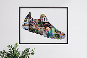 Running Shoes Collage Template, a Poster Template by AIW SOLUTIONS (Thumbnail 8 of 8)