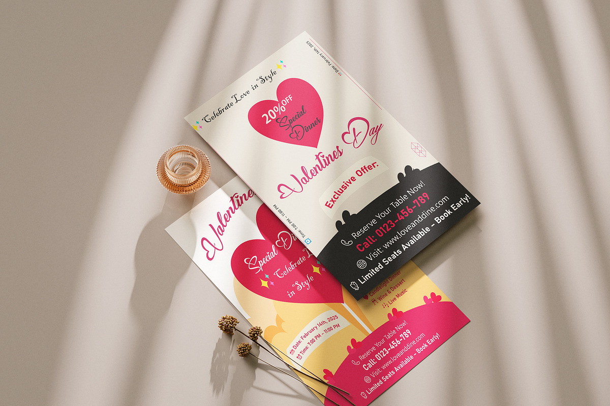 Valentine's Special Flyer Design, a Flyer Template by Sujun Baidyaa (Photo 5 of 5)