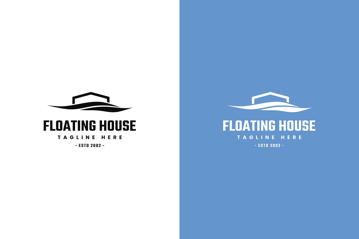 Floating House Logo, a Branding & Logo Template by zuhudsgn (Photo 3 of 3)