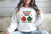 Balls Deep in Christmas Spirit png, an Illustration by Watercolor design (Thumbnail 5 of 6)