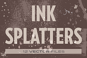 Ink Splatters vectors, a Texture Illustration by LuOtero (Thumbnail 1 of 4)