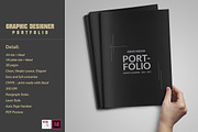 Graphic Designer Portfolio Template, a Brochure Template by vanroem2nd (Thumbnail 1 of 18)