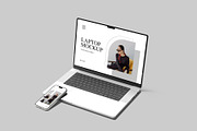 Laptop and Phone Mockup, an iPhone Mockup by Amigos__46 (Thumbnail 7 of 10)