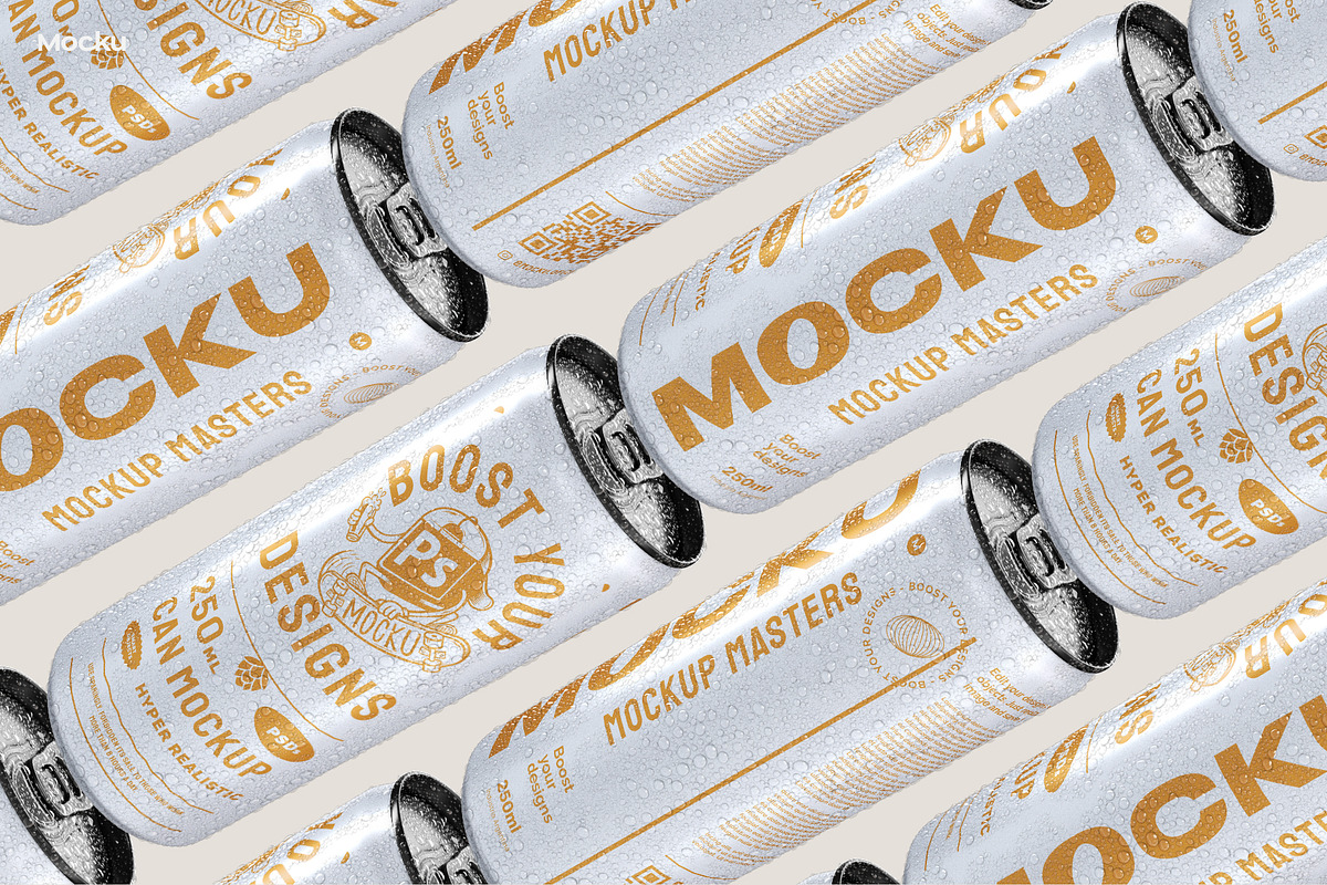 25cl Can - Photoshop Video Mockup, a Packaging Mockup by Mocku (Photo 3 of 12)