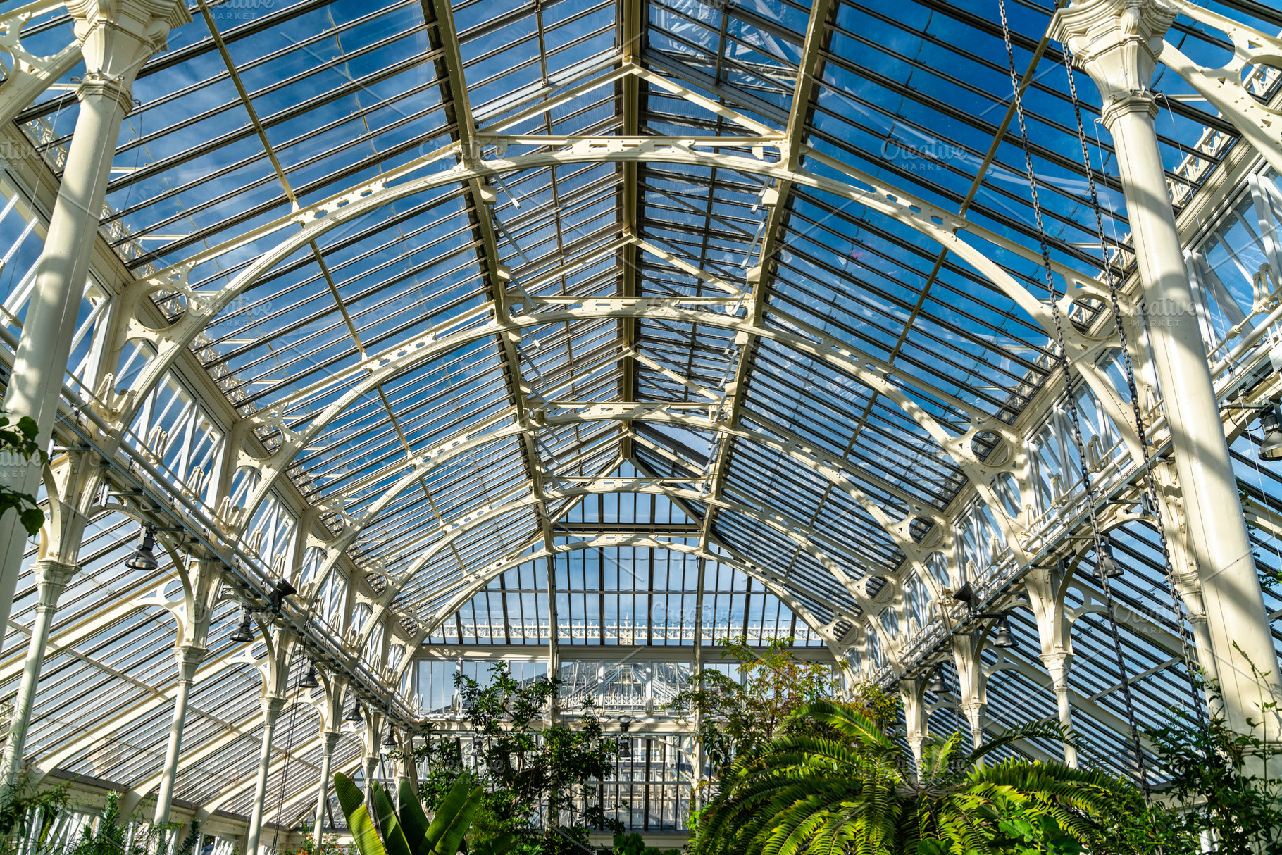 Interior of the Temperate Greenhouse, an Architecture Photo by Leonid Andronov