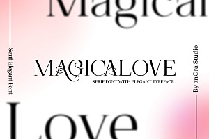 Magicalove Romantic Serif Font