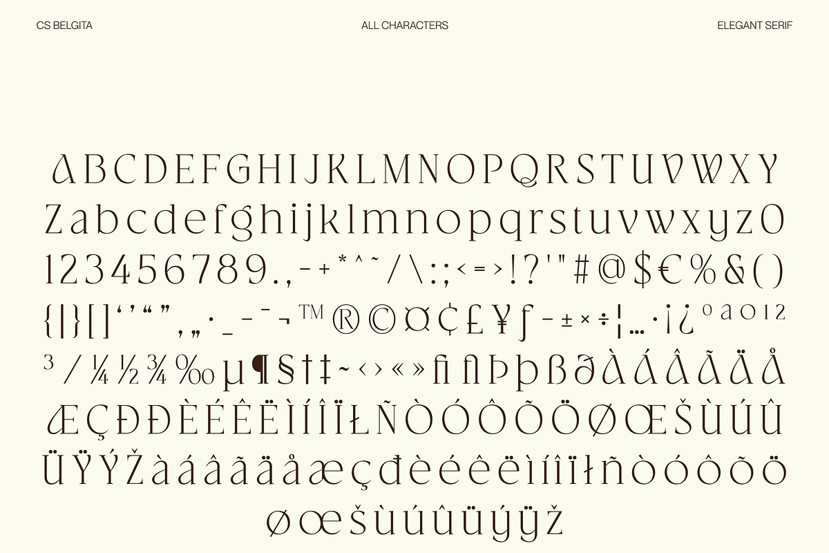 CS Belgita – Elegant Serif Font, a Serif Font by Craft Supply Co. (Photo 8 of 8)