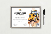Equipment Operator Certificate, a Stationery Template by DesignDevisers (Thumbnail 5 of 10)