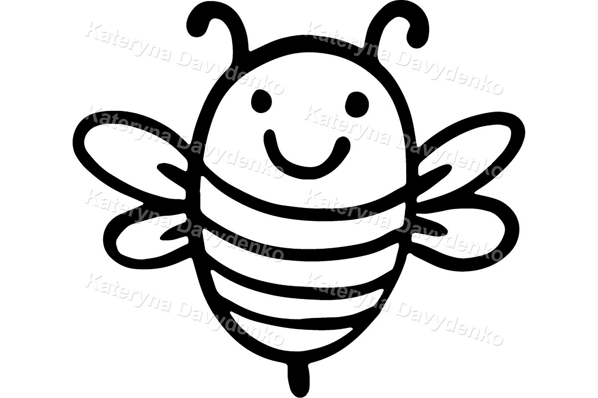 Black & White Fairy Tale Clipart Set, an Object Illustration by Bubert Art (Photo 4 of 7)