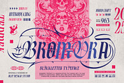 Bromora Typeface, a Blackletter Font by alit design (Thumbnail 1 of 20)