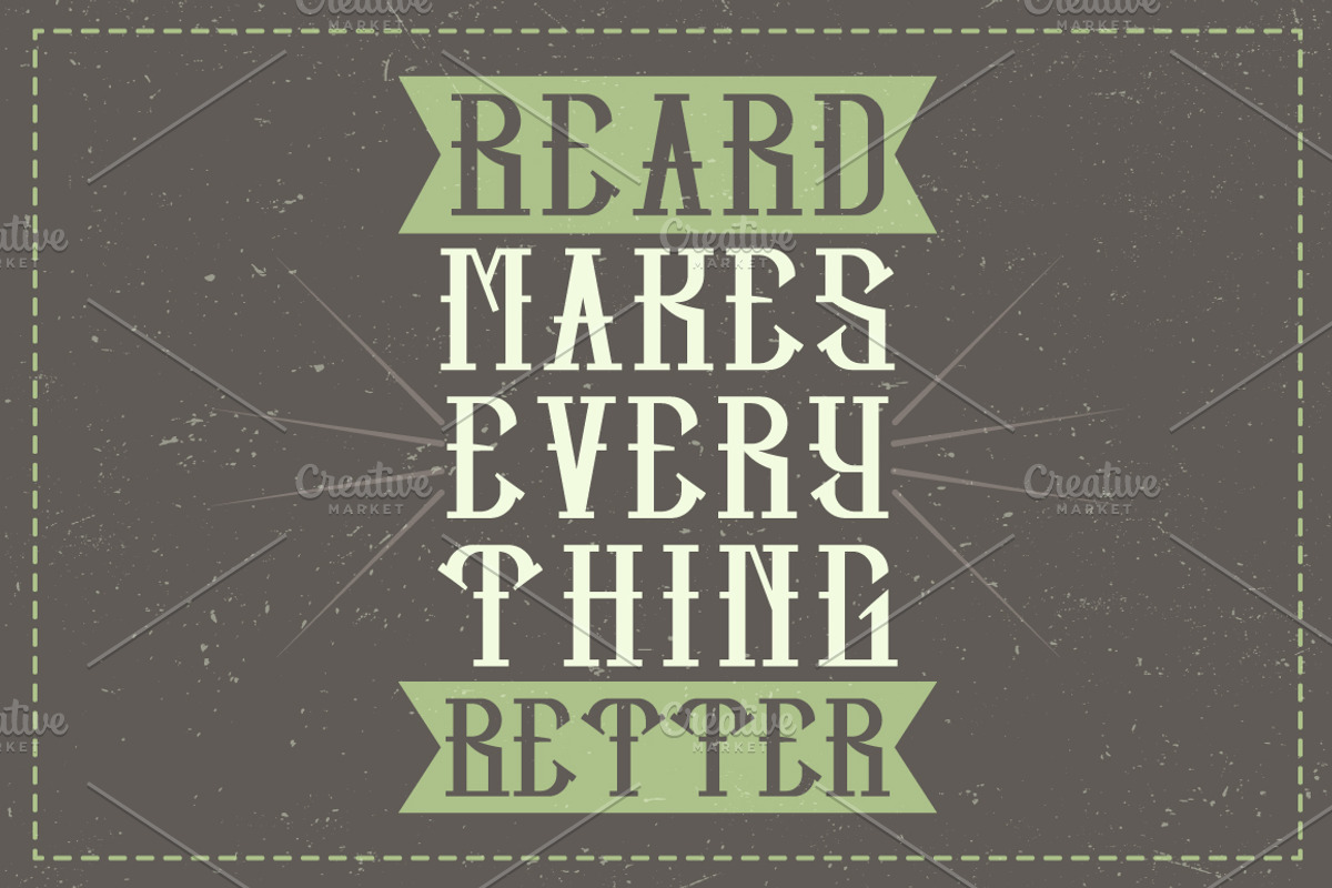 Hipster label typeface, a Symbol Font by Heather_insane (Photo 5 of 6)