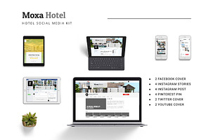 Moxa Hotel Social Media Kit