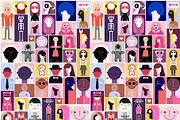 Large Set Of People Vector Avatars, a Graphic by danjazzia (Thumbnail 2 of 2)