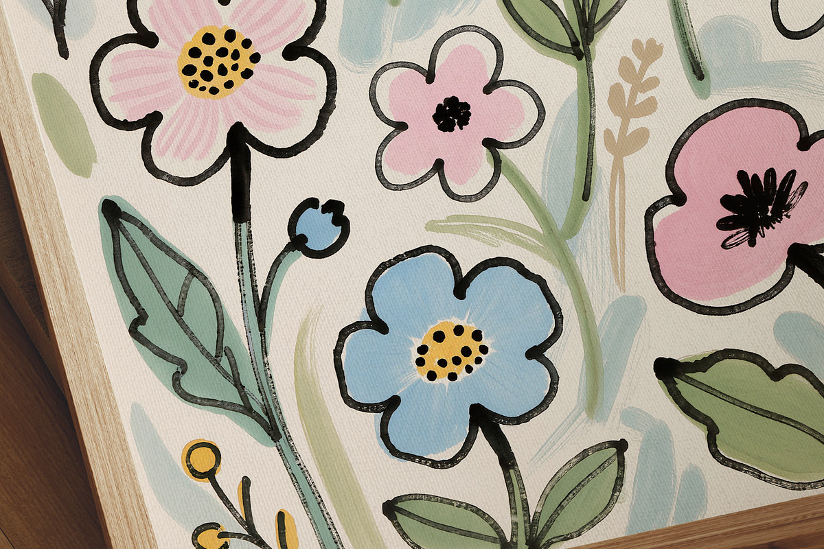 Dreamy floral posters, a Background Graphic by MixedArt (Photo 8 of 10)