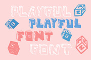 Casual Blocks Font, a Font by M.C. Iglesias (Thumbnail 4 of 6)