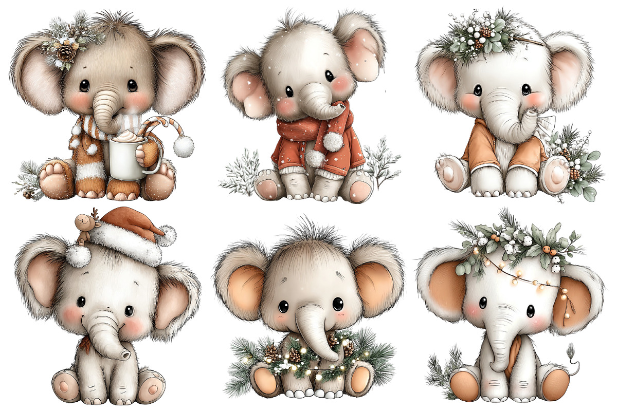 Whimsical Woodland Animals Clipart, an Illustration by Pixels.Craft (Photo 5 of 6)