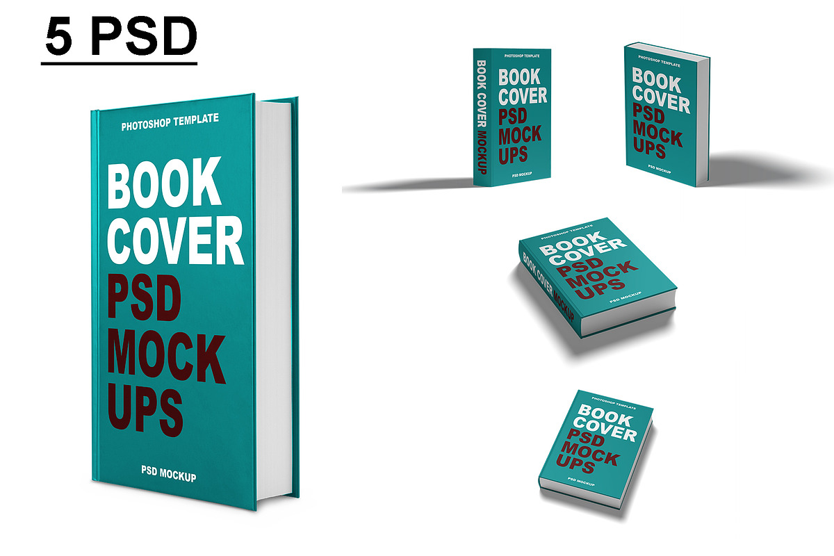 Book Cover Mockup, a Product Mockup by GraphicsPixel (Photo 1 of 10)