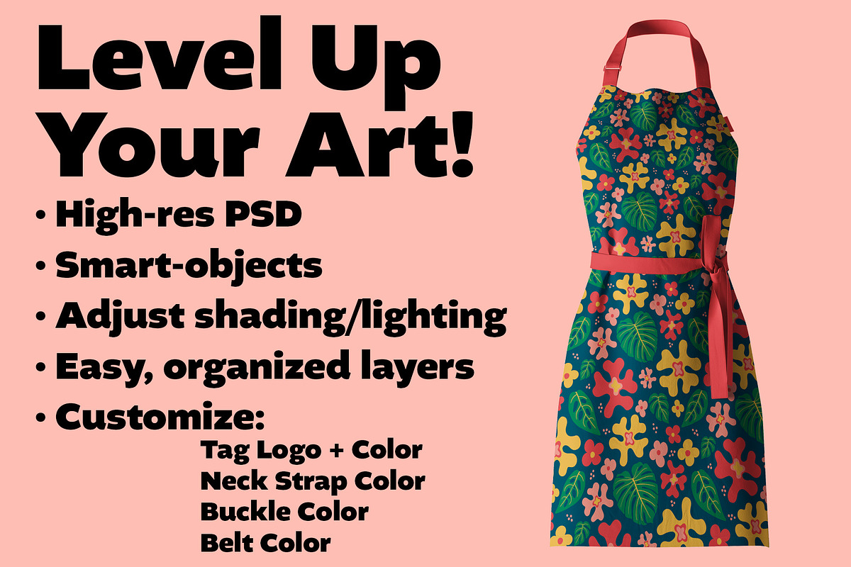 Apron Mockup, a Household Mockup by Carrie Cantwell (Photo 1 of 3)
