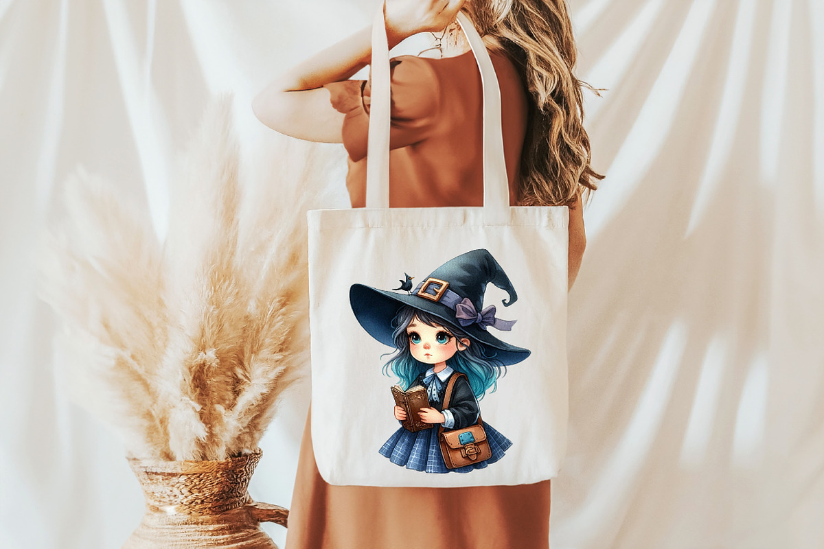Cute Magic School Watercolor Clipart, an Illustration by Libby Wishes (Photo 9 of 12)