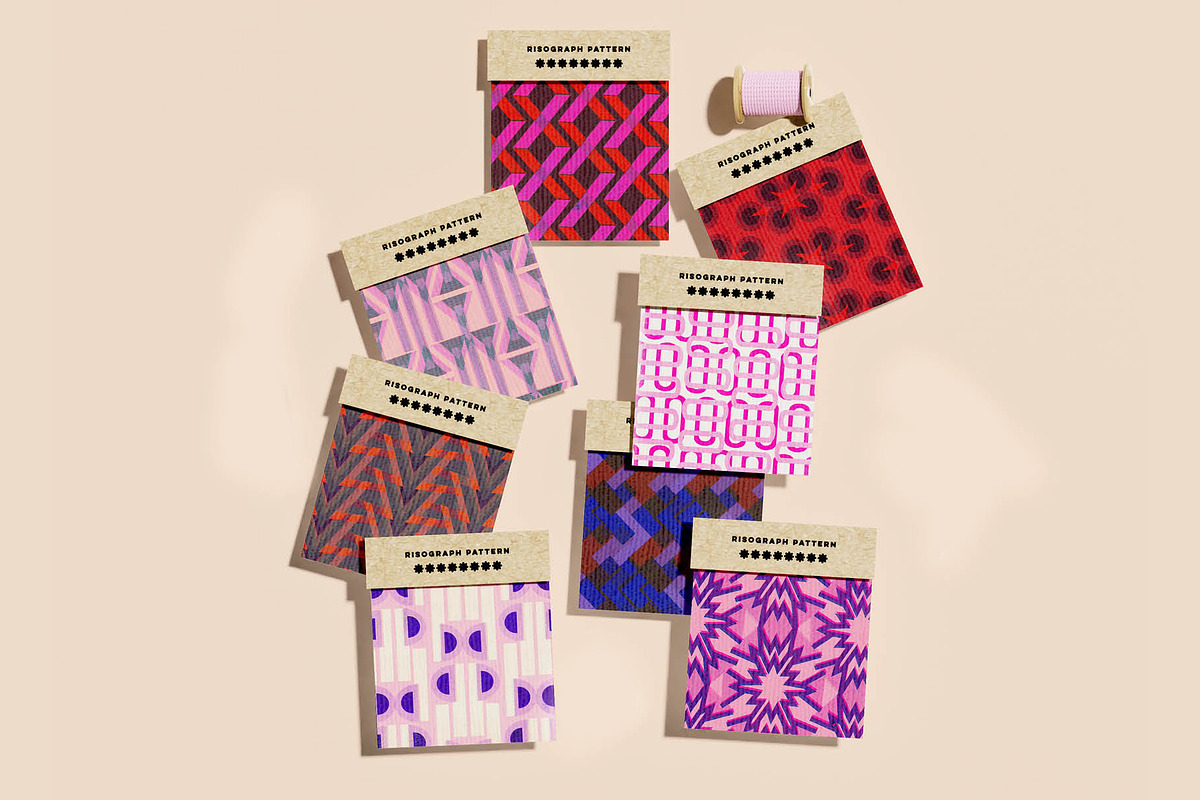 Riso Riot — Real Scans & Patterns, a Pattern Graphic by studiomisprint (Photo 4 of 8)