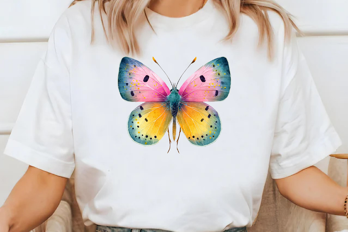 Pastel Butterfly PNG Sublimation, an Illustration by Designworld (Photo 9 of 10)
