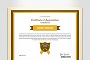Certificate Template, a Stationery Template by Graphicalark (Thumbnail 2 of 4)