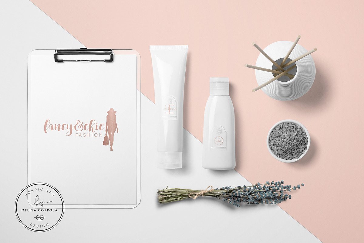 ♡Fancy&Chic Fashion Branding Kit, a Branding & Logo Template by Nordic.Arg (Photo 7 of 9)