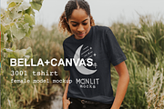 Bella Canvas 3001 T-shirt Model, a Shirt Mockup by Moonlit Mocks (Thumbnail 1 of 6)