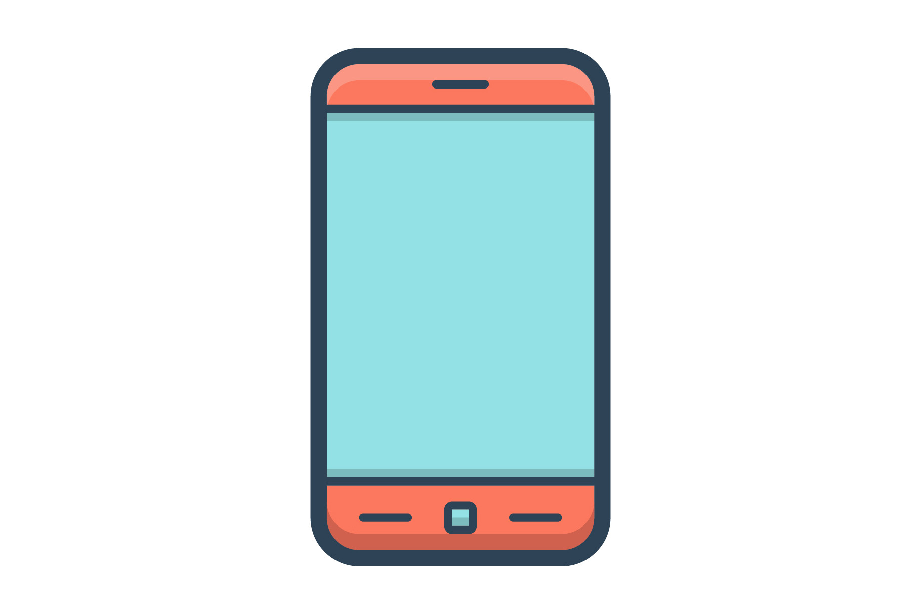 Android Phone Icon by Creative Priyanka | Creative Market