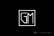 Modern GM Geometric Logo, a Branding & Logo Template by Vectorium Studio (Thumbnail 2 of 8)