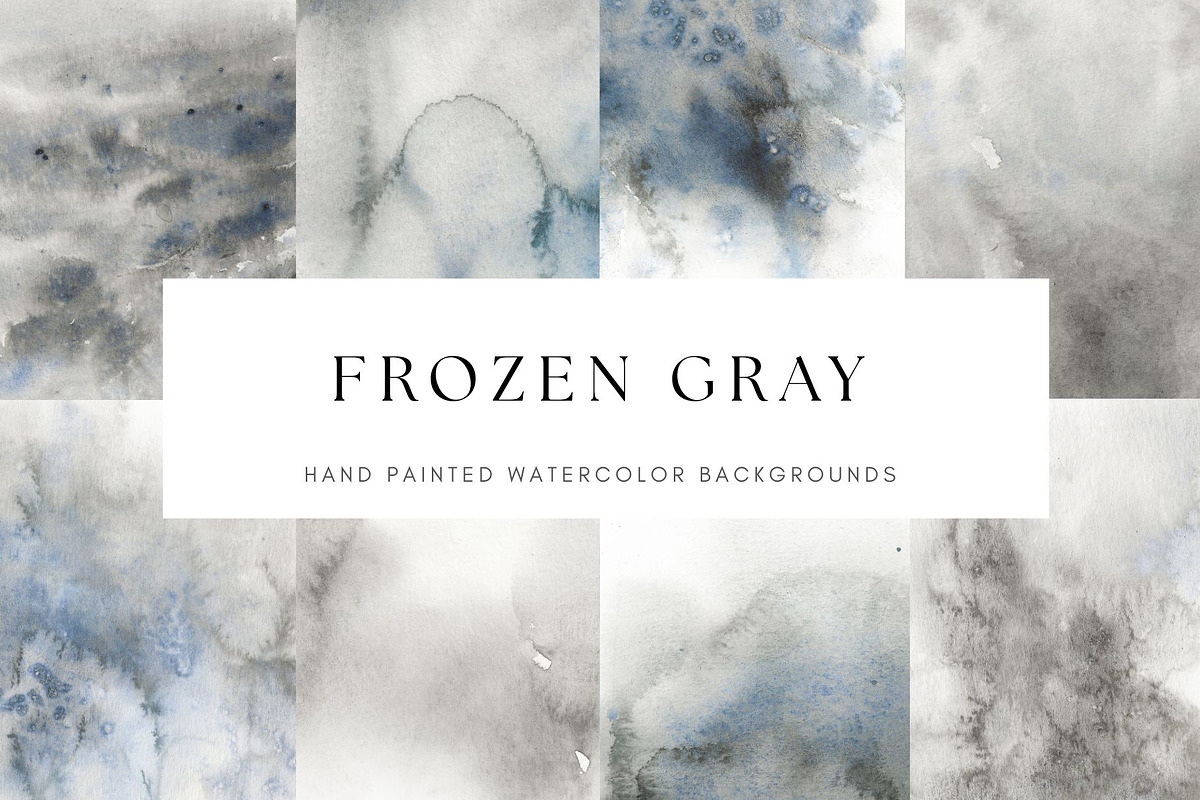 Abstract frozen grey backgrounds, a Texture Graphic by Kolorata Art (Photo 1 of 5)