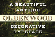 Font: Oldenwood - Caps Only, a Font by Vertigo Creative Products (Thumbnail 1 of 4)