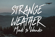 Strange Weather - Adventure font, a Handwritten Font by HypeWorksCo (Thumbnail 1 of 15)