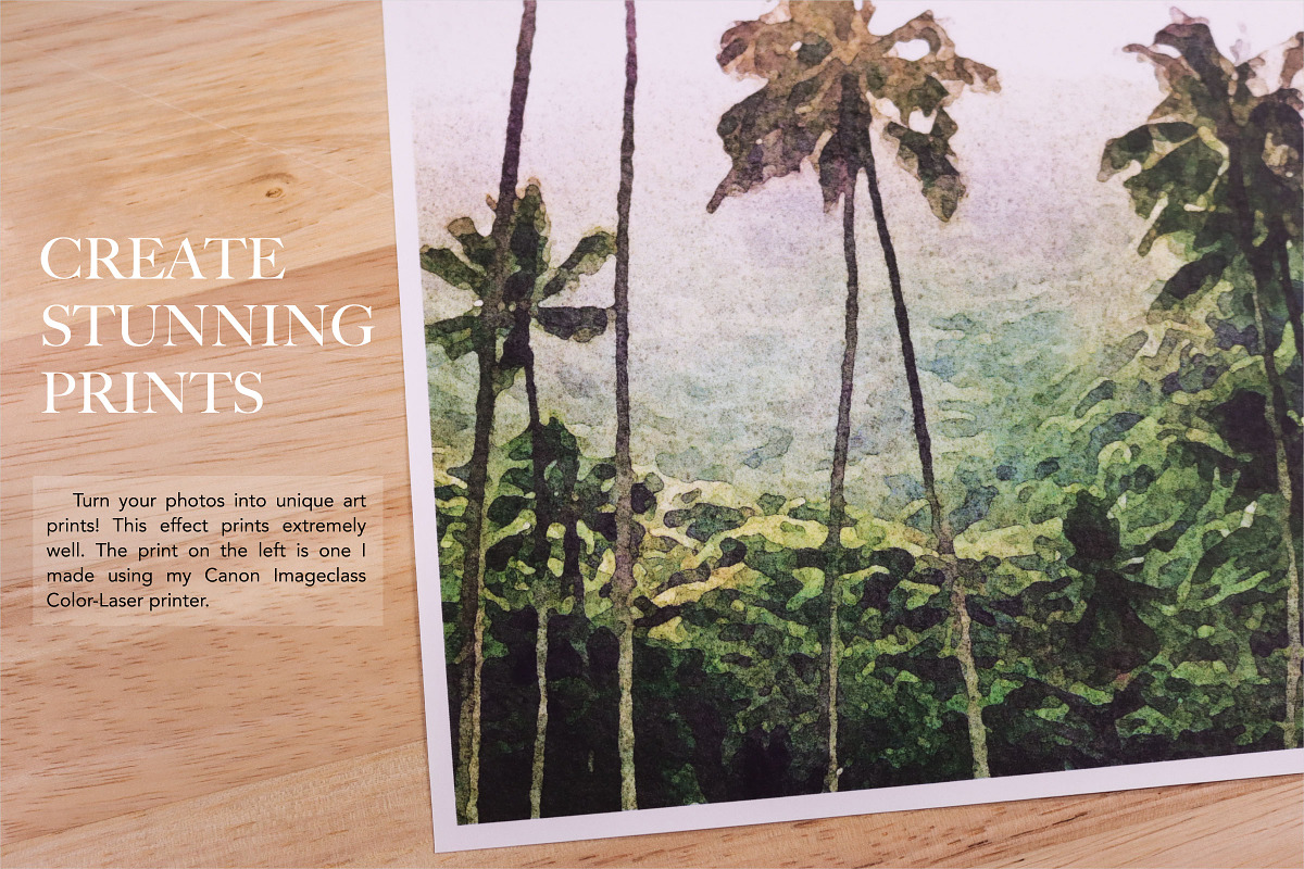 Delicate Watercolor Photo Filter, a Plug-in Add-On by Drifter Studio PrintShop (Photo 2 of 8)