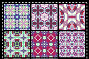 Retro Abstract Watercolor Patterns, a Pattern Graphic by Gen Aumonier (Thumbnail 2 of 7)
