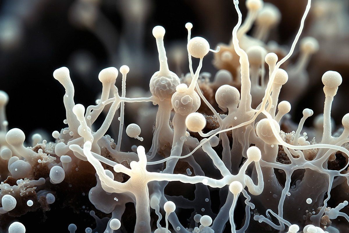 72 Microscopic Fungi Backgrounds, a Background Graphic by h.utomo (Photo 45 of 72)