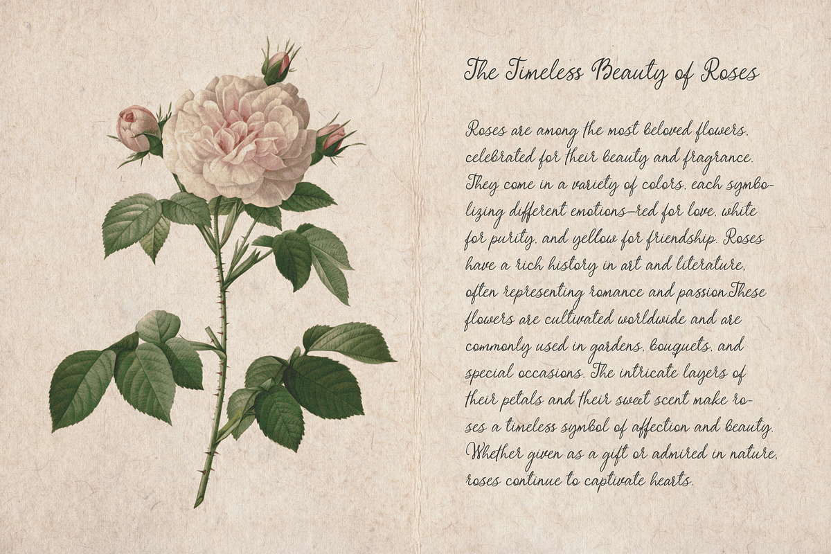 Myrtle Aroma Handwritten Script, a Handwritten Font by AnMark (Photo 11 of 17)