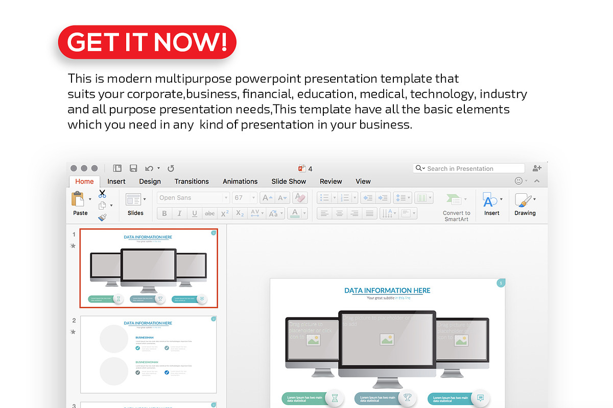 Clean Powerpoint Presentation, a Presentation Template by Graphicgo (Photo 6 of 25)