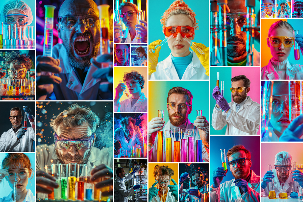 113 Scientists in the laboratory, a Health & Medical Photo by Handmadefont (Photo 4 of 20)
