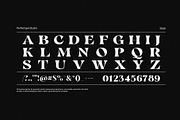 Black Bolds Serif Font, a Serif Font by Perfectype (Thumbnail 8 of 8)
