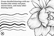 Amazing Fine Line Brushes Procreate, a Brush Add-On by Easy Procreate (Thumbnail 3 of 10)